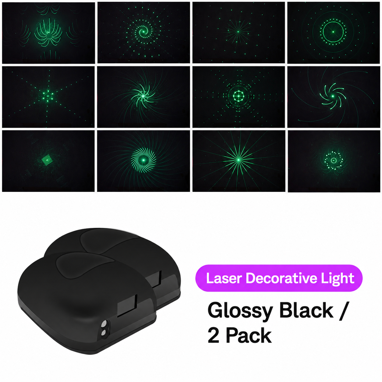 Wireless Motorcycle Laser Tail Light with Warning Strobe Projection-D23
