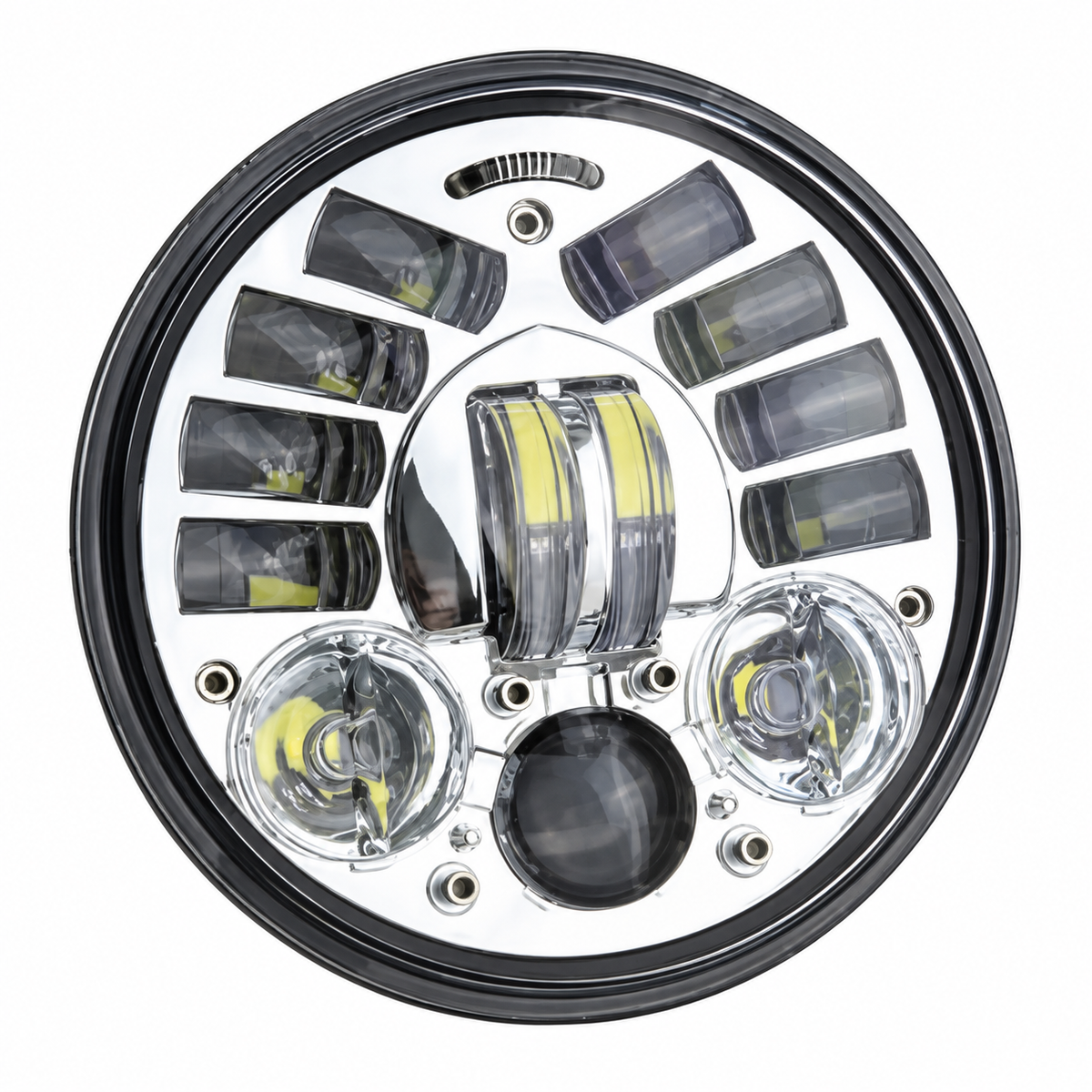 KTVMOTO Harley 5.75/7 Inch Adaptive LED Cornering Headlight -ML13