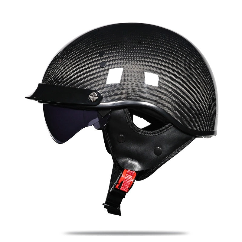 Retro half-helmet motorcycle helmet-I259