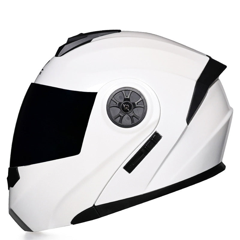 Dual-lens flip-up helmet anti-fog-I187