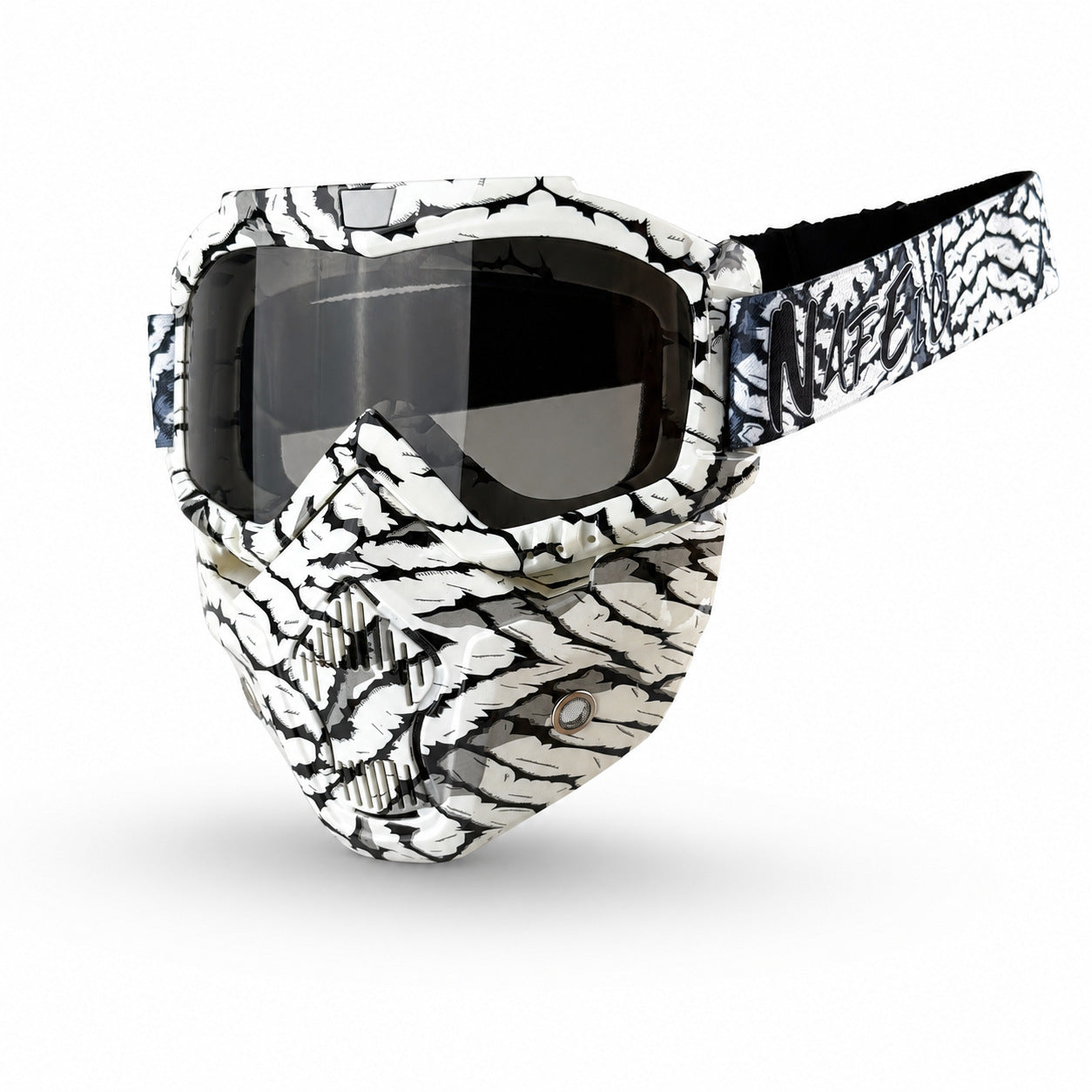 Motorcycle Riding Goggles and Protective Face Mask-H02