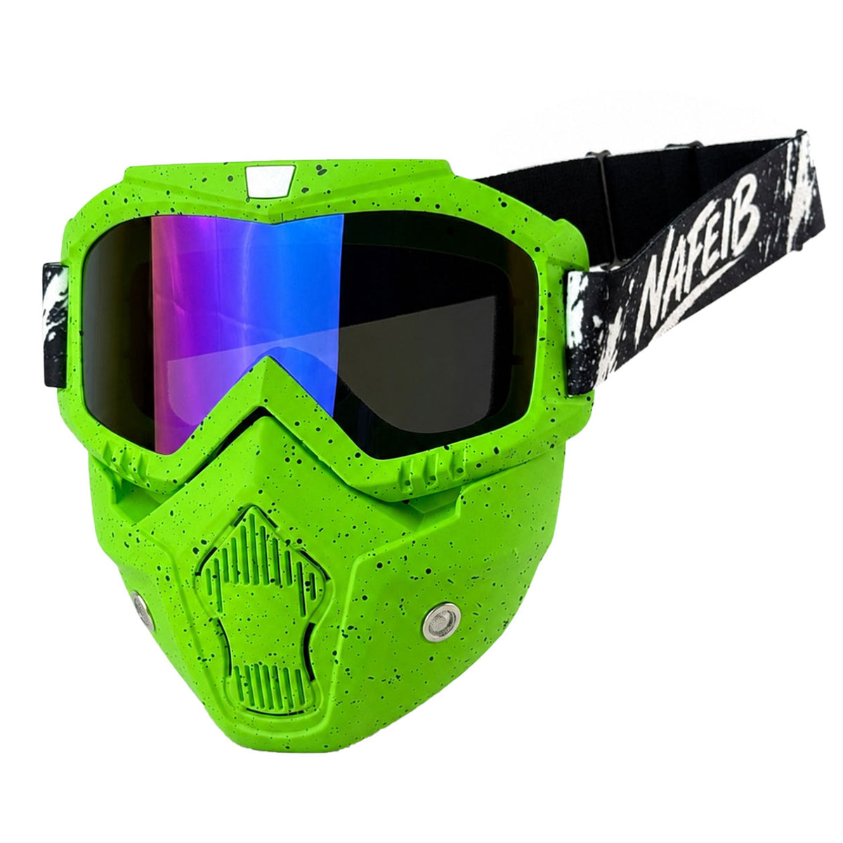 KTVMOTO Motorcycle riding mask helmet goggles detachable face shield-H48