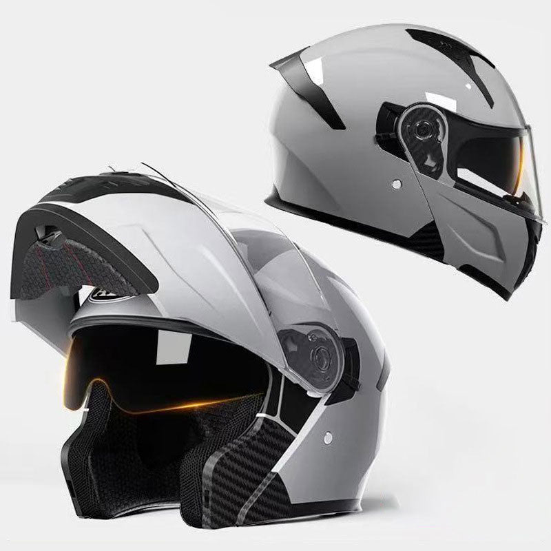 Retro motocross full helmet-I94