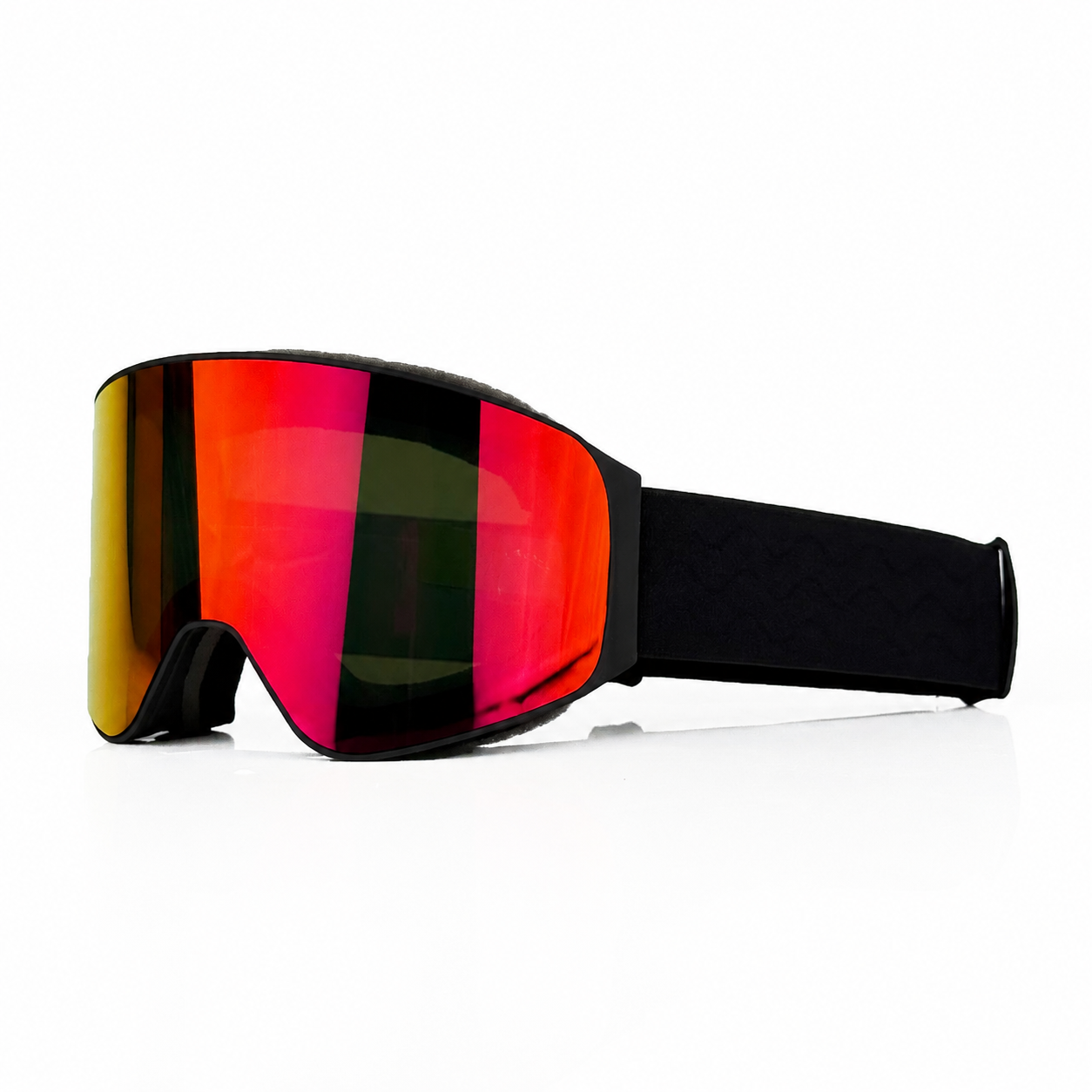 Electroplated magnetic double-layer anti-fog motorcycle goggles-H61
