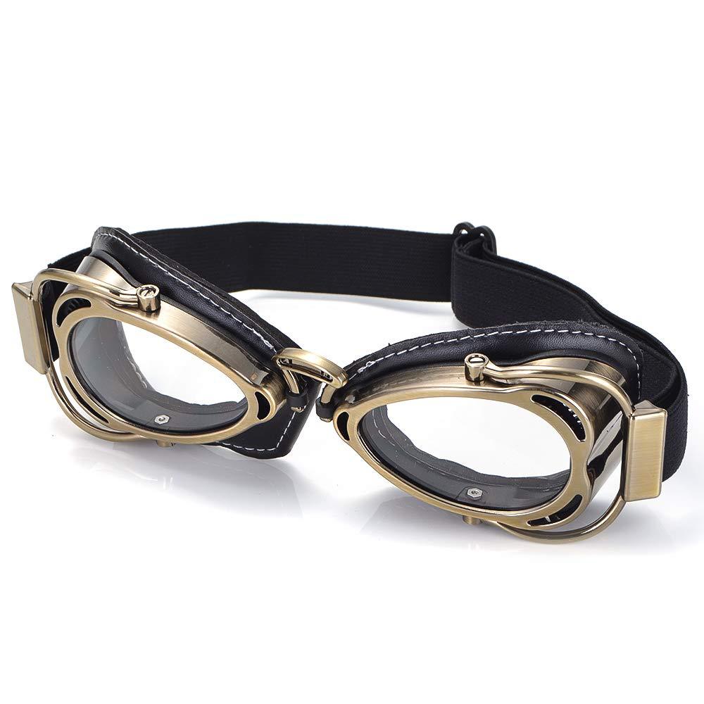 Retro motorcycle outdoor racing off-road helmet goggles-H41