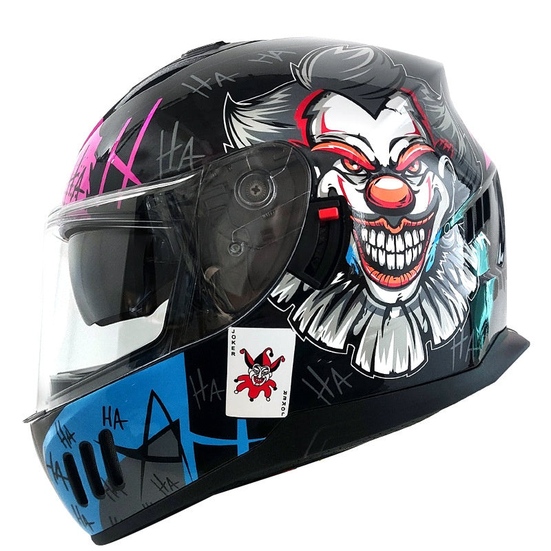 Dual-lens full-face helmet-I105