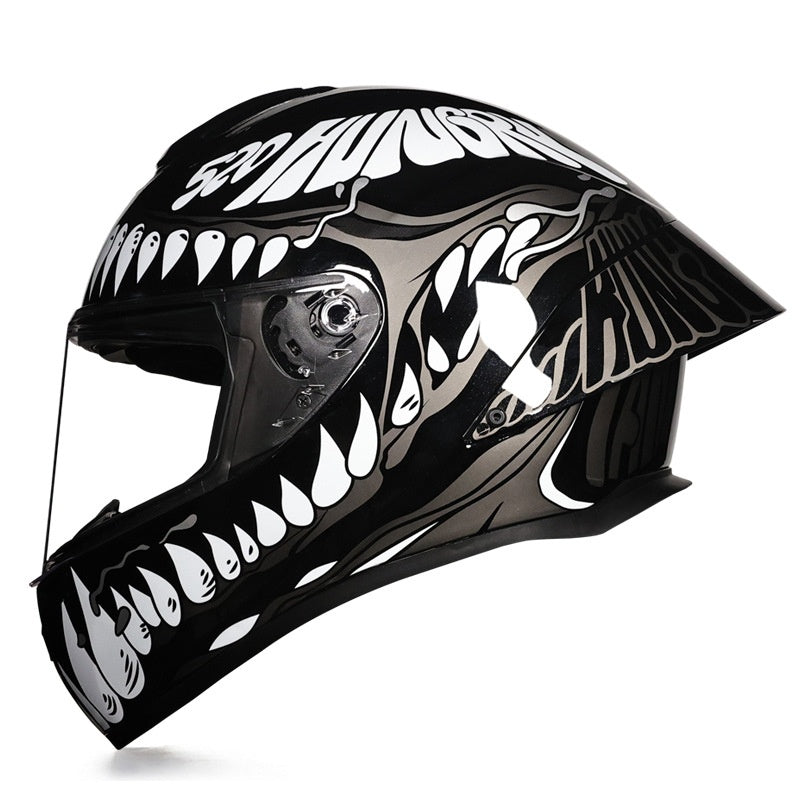 Bluetooth slot for full-face motorcycle helmet-I235