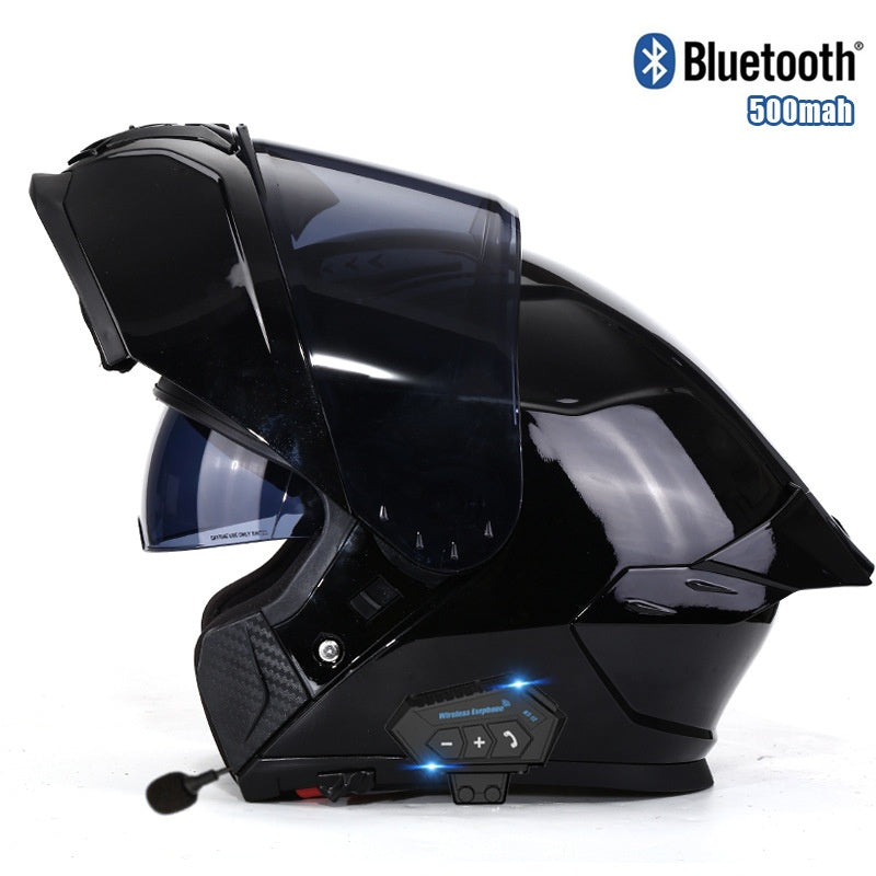 Flip-Up Modular Motorcycle Helmet — Dual Visors-I88