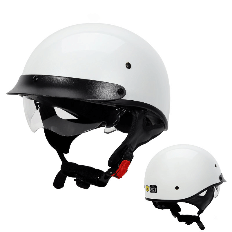 Retro motorcycle helmet-I38
