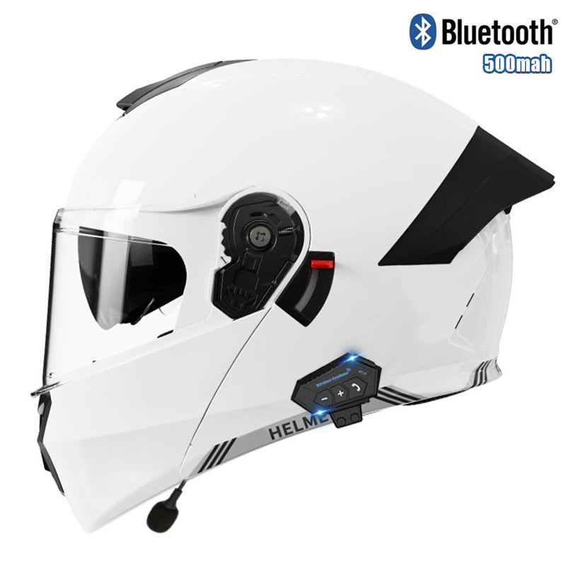 Bluetooth flip-top motorcycle helmet-I104