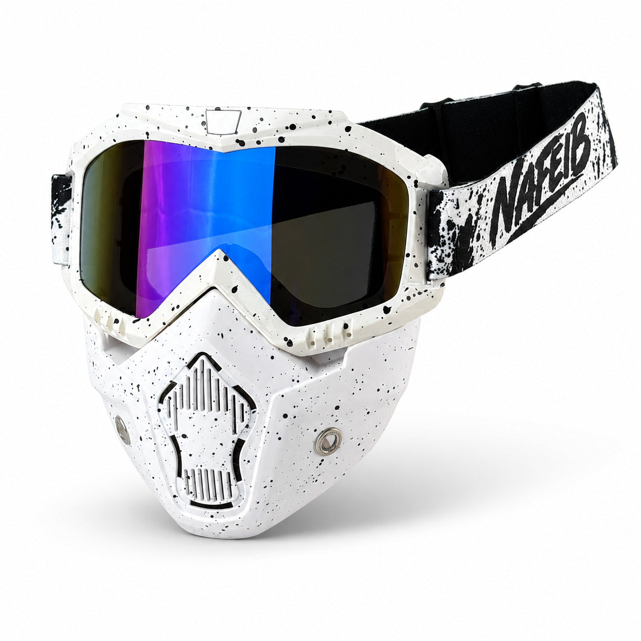 Motorcycle riding mask helmet goggles detachable face shield-H48