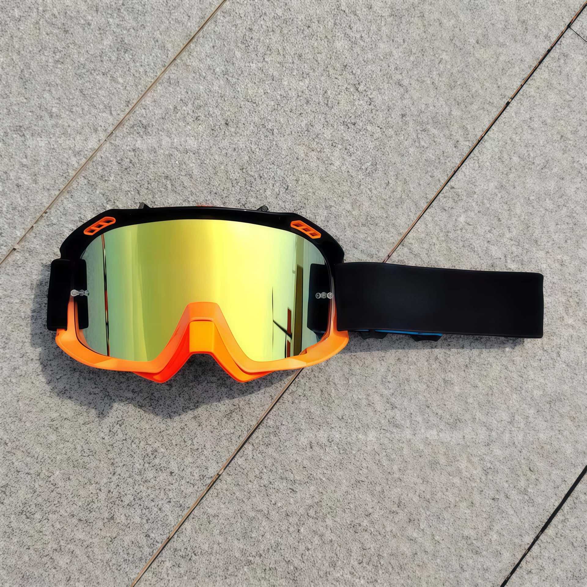 Motorcycle outdoor off-road goggles (gradient frame)-H72