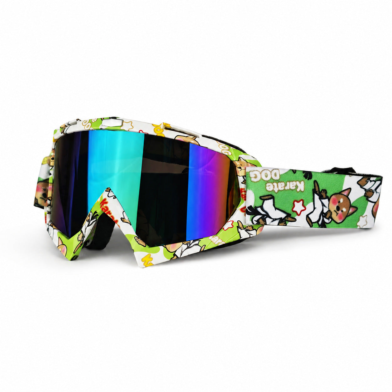 Lightweight motorcycle outdoor goggles with puppy graffiti-H37