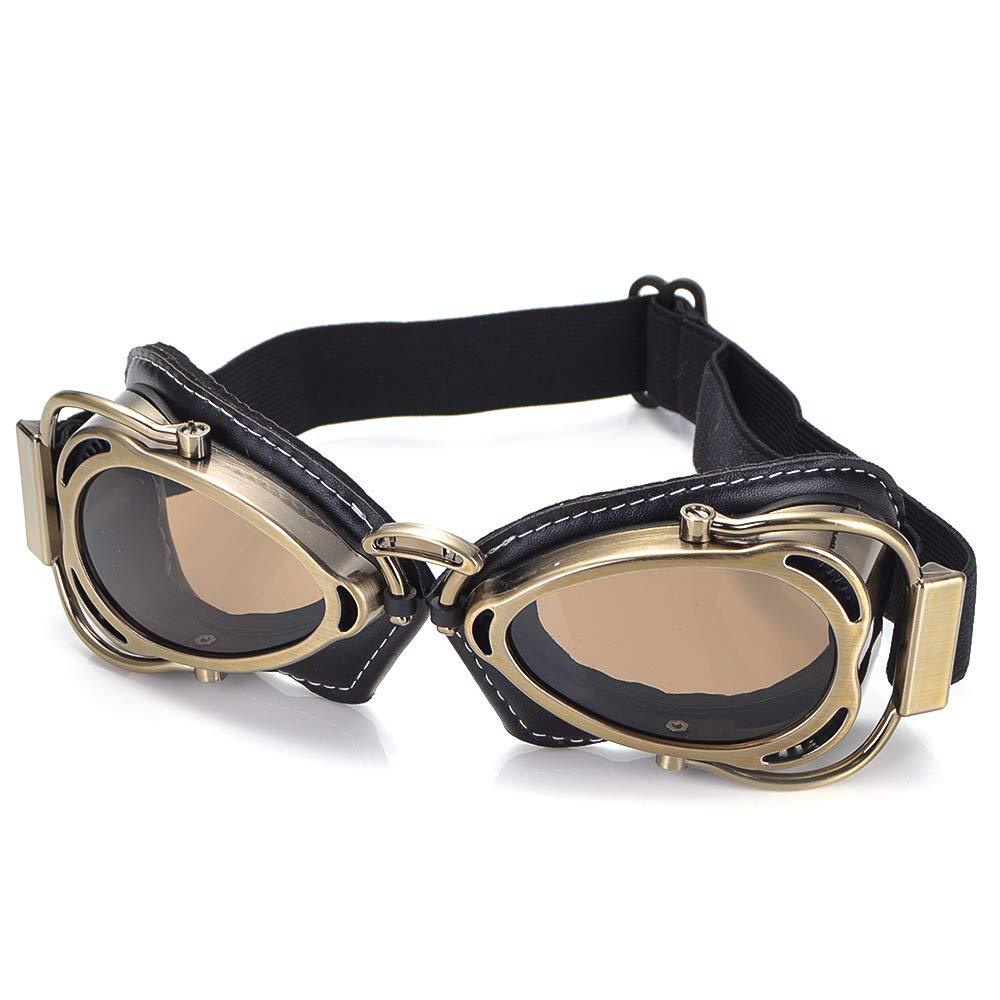 Retro motorcycle outdoor racing off-road helmet goggles-H41