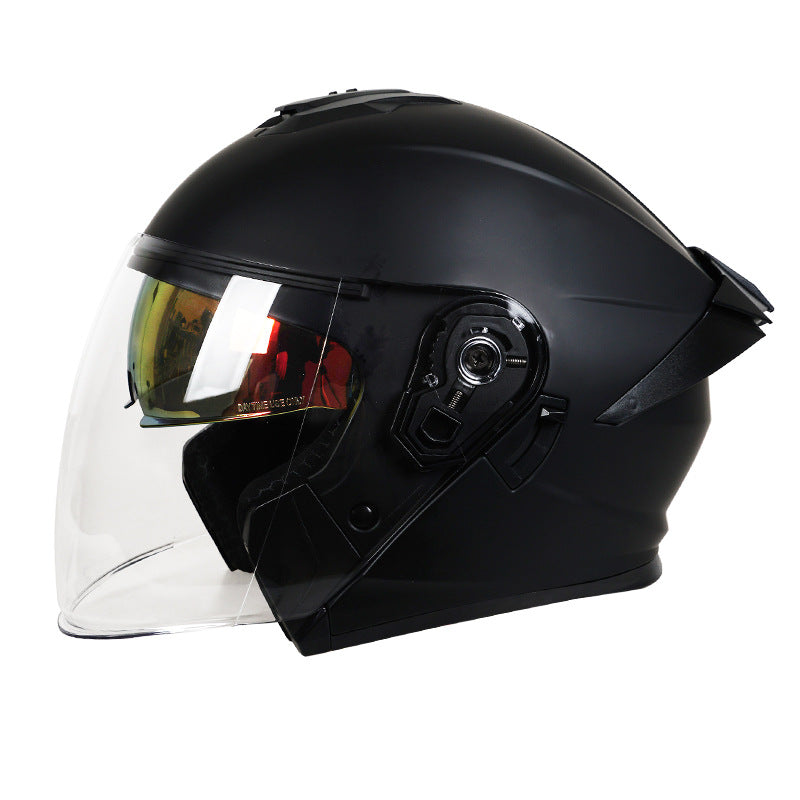 All-weather dual-lens motorcycle helmet-I74