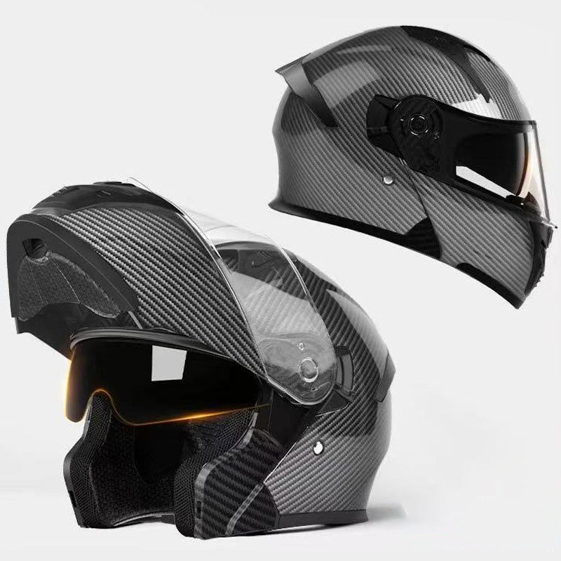 Retro motocross full helmet-I94