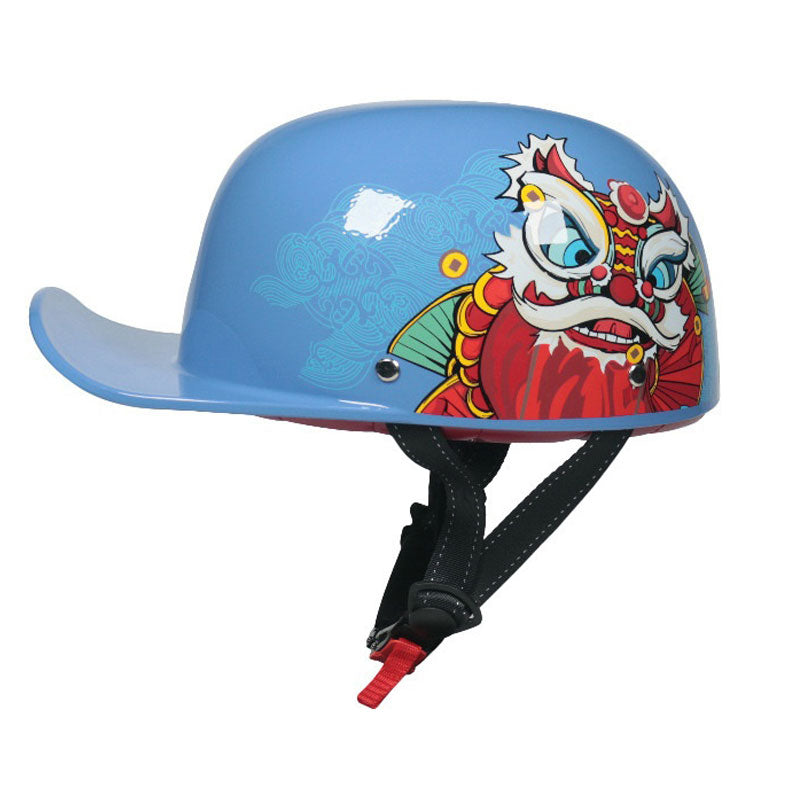 Retro-style duckbill helmet-I248
