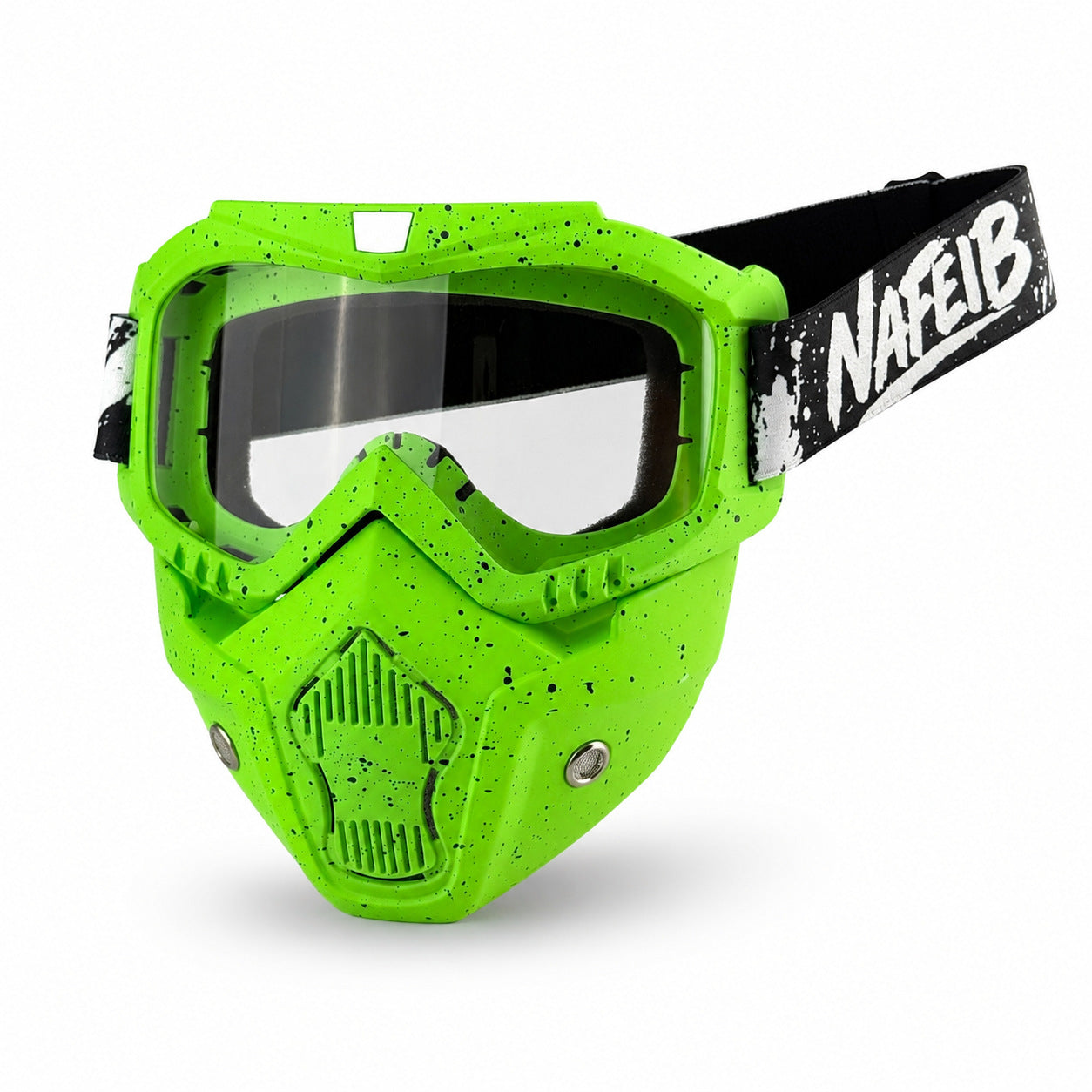 Motorcycle riding mask helmet goggles detachable face shield-H48