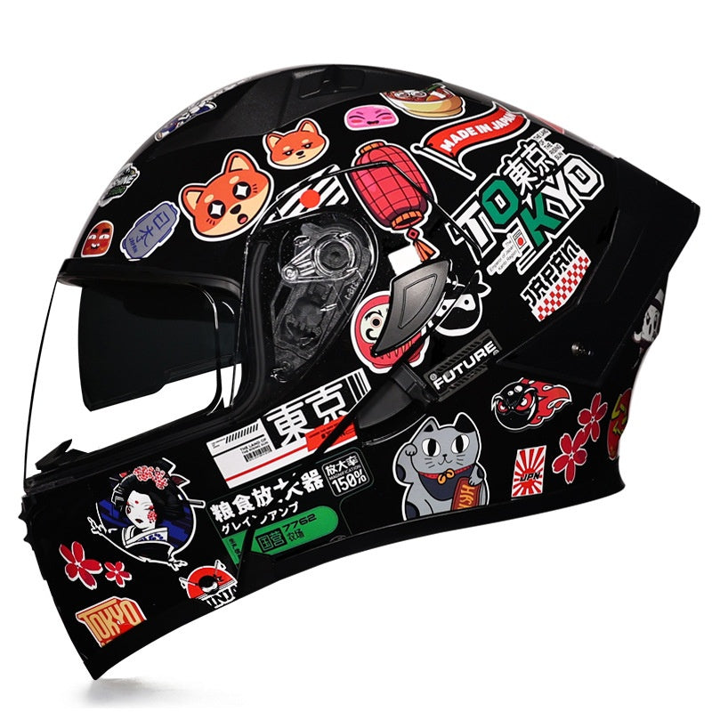 DOT certified motorcycle flip-up helmet-I253