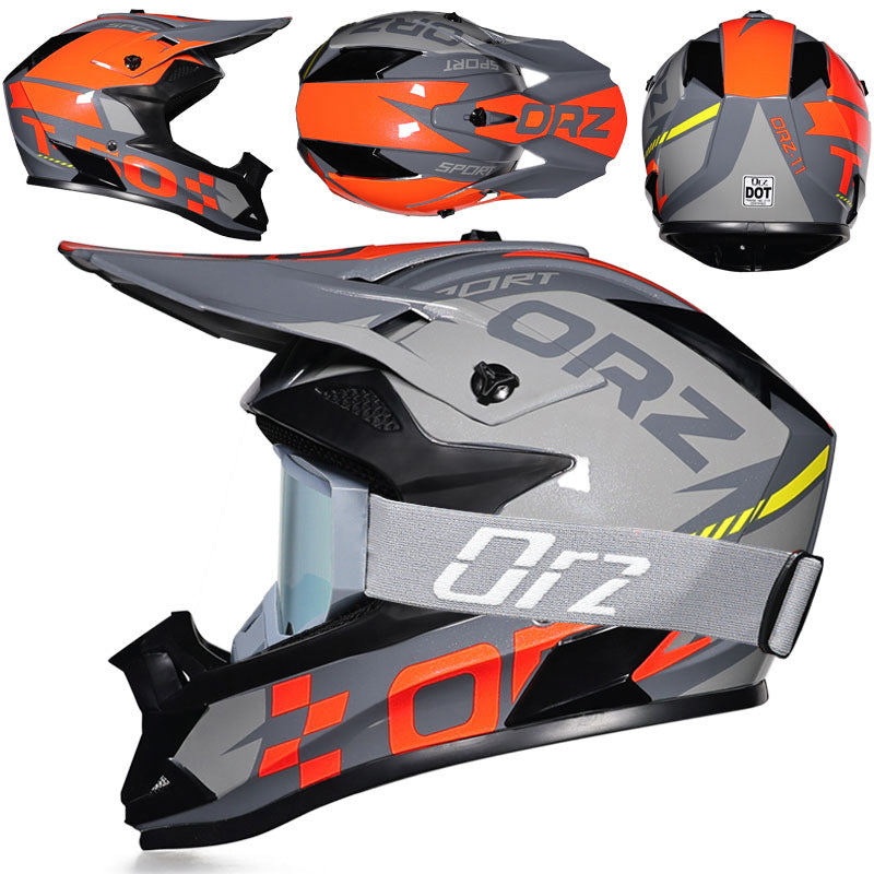 New Breathable Rally/Motocross Racing Helmet-I224