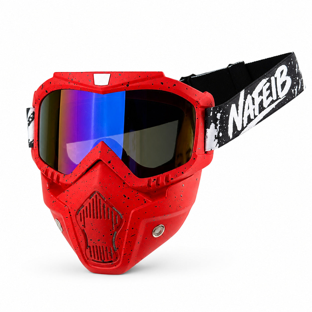 Motorcycle riding mask helmet goggles detachable face shield-H48