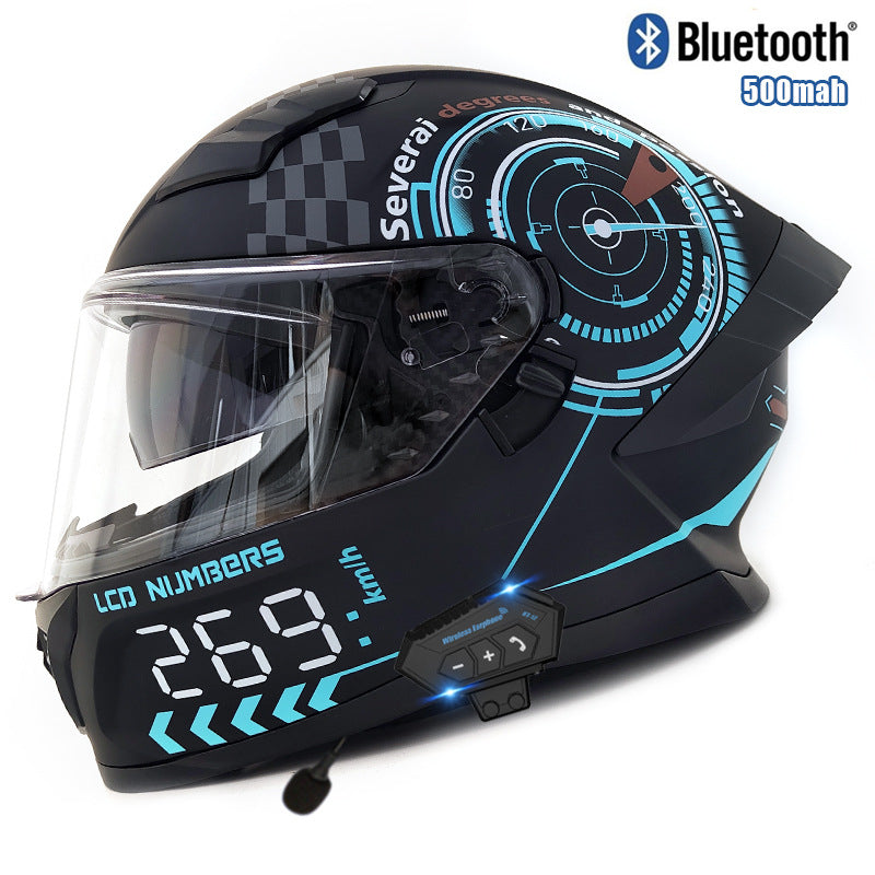 Tech graffiti full-face motorcycle helmet-I48