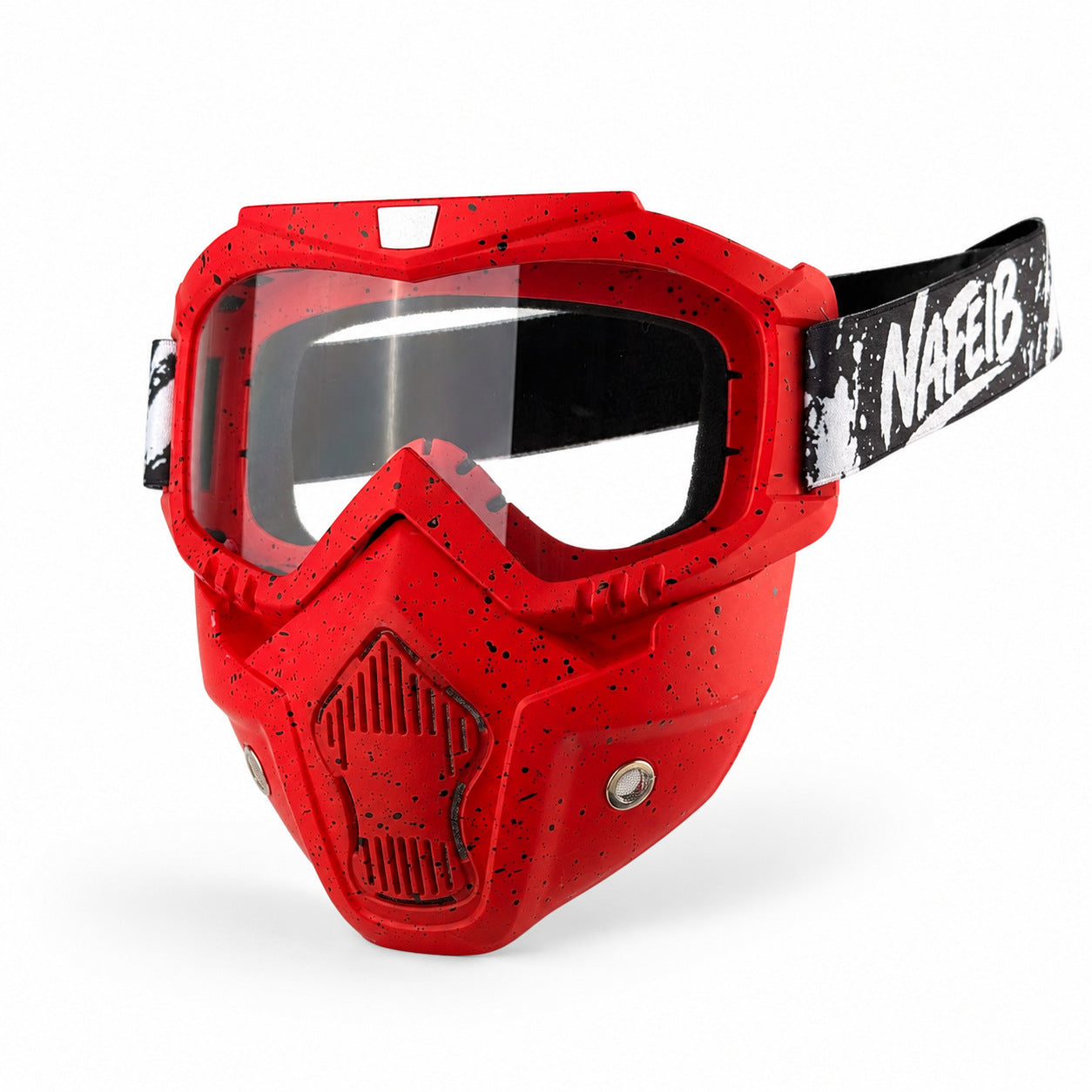 Motorcycle riding mask helmet goggles detachable face shield-H48