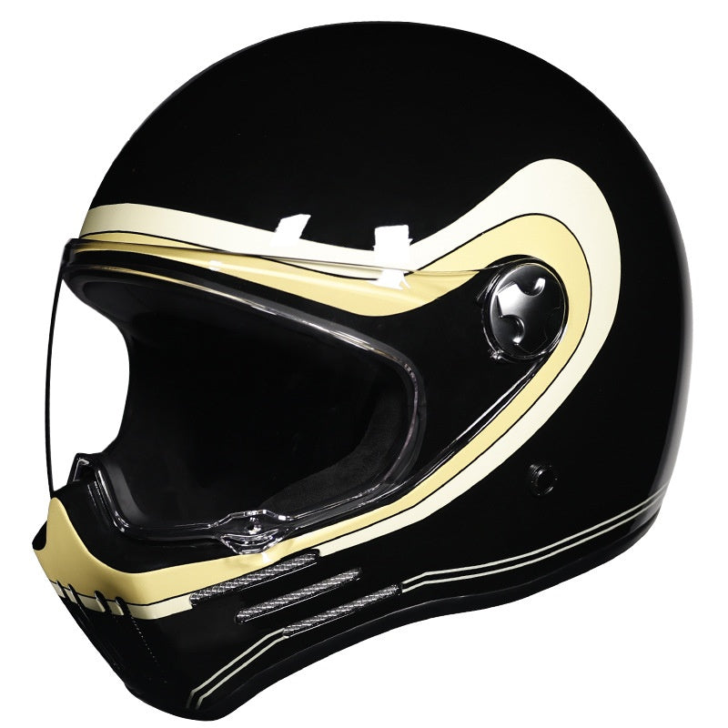 Retro motorcycle helmet cruise personalization-I182