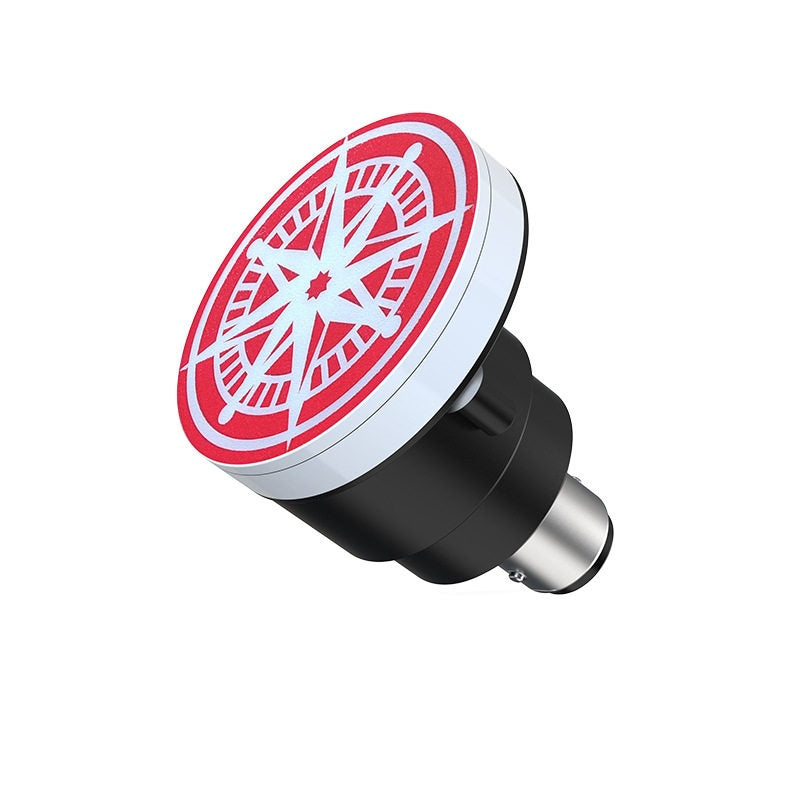 Motorcycle Rear Vortex-Style Multicolor LED Modification Light-D22