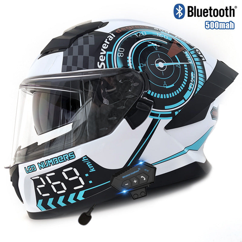 Tech graffiti full-face motorcycle helmet-I48