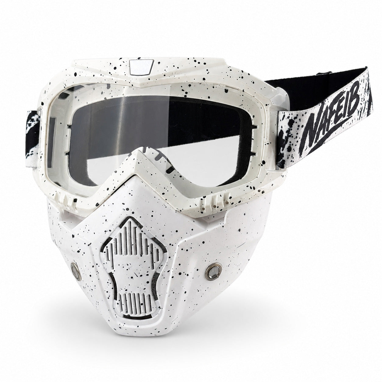 Motorcycle riding mask helmet goggles detachable face shield-H48