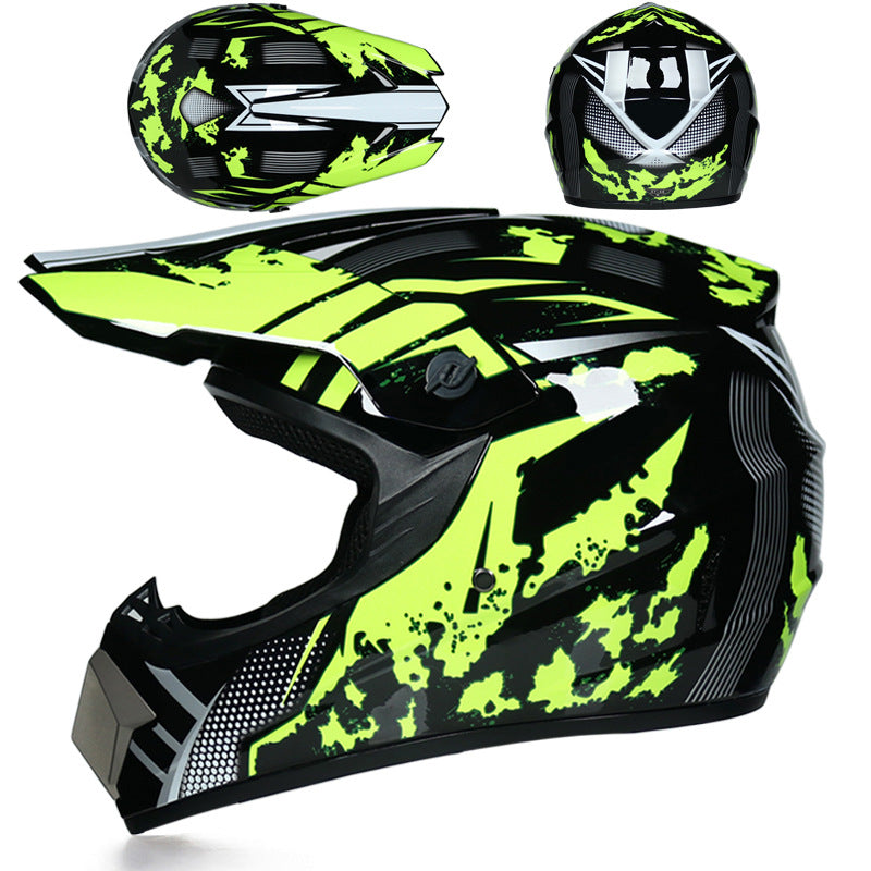 Full-face helmet for motocross and go-karting-I166