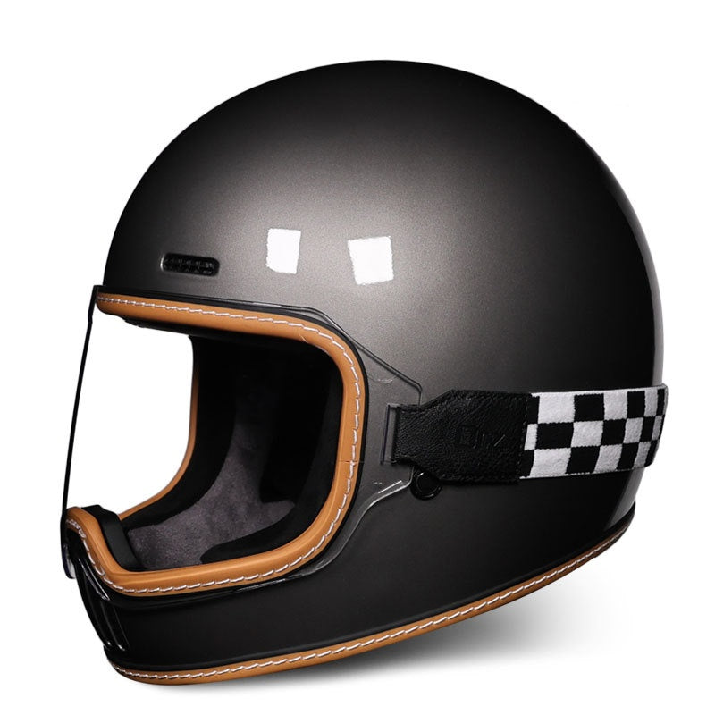 Retro cruiser motorcycle helmet-I217