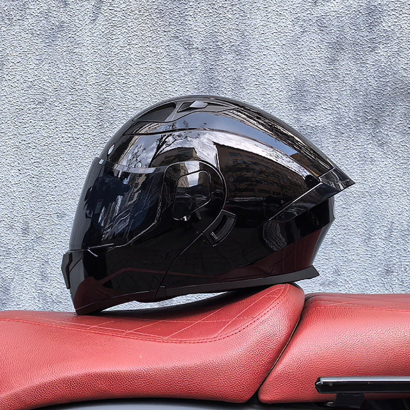 Cool modular motorcycle helmet with dual visors-I184