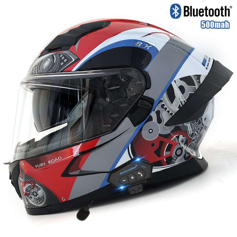 Tech graffiti full-face motorcycle helmet-I48