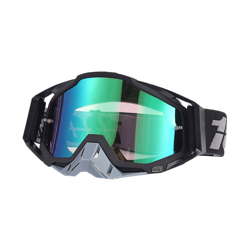 KTVMOTO Black-White, and Grey Off-Road Motorcycle Goggles-H06