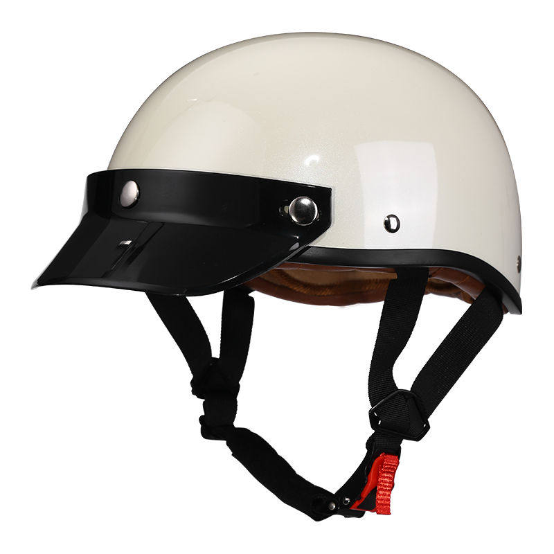 Retro half-helmet, summer travel gear-I18