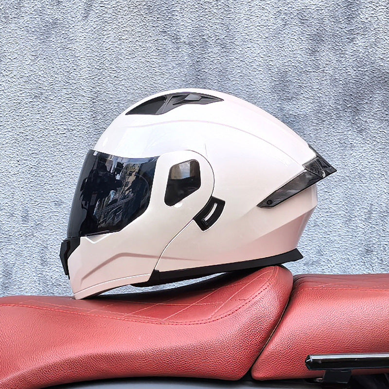 Cool modular motorcycle helmet with dual visors-I184