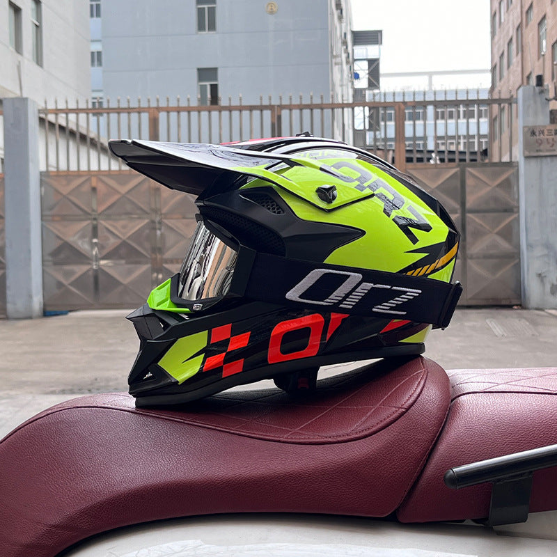 KTVMOTO Off-Road Motocross Helmet with Goggles for Dirt Bike Riding-I255