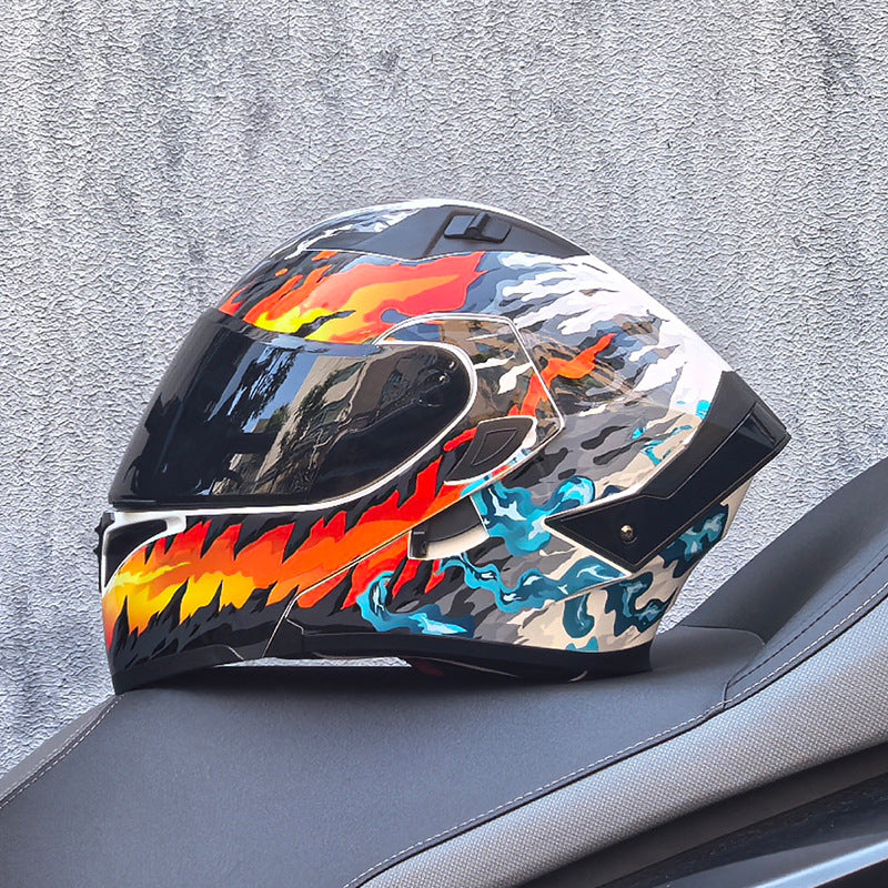 DOT certified motorcycle flip-up helmet-I253