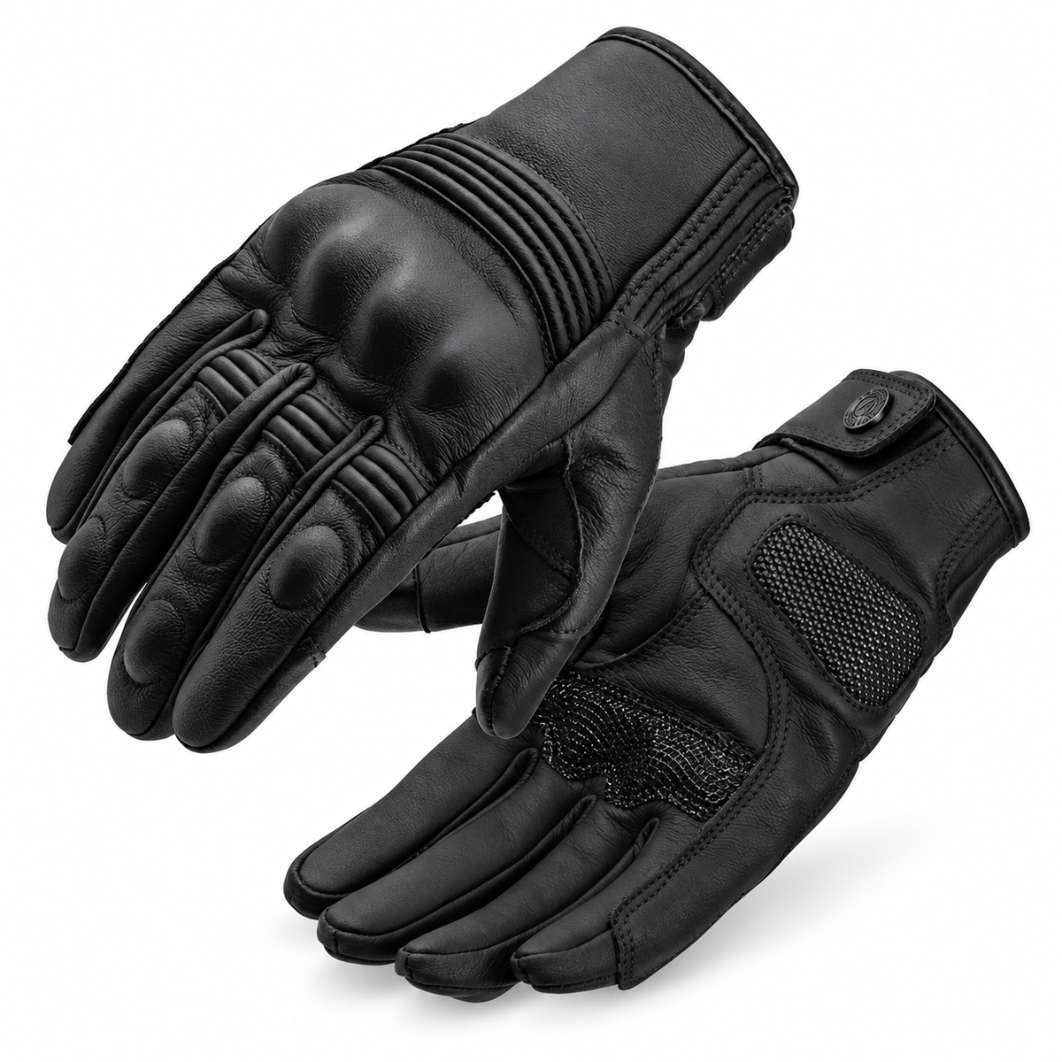 KTVMOTO Vintage Sheepskin Motorcycle Riding Gloves-G103