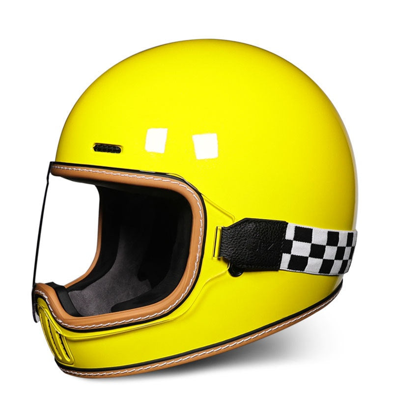 Retro cruiser motorcycle helmet-I217