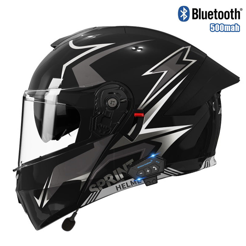 flip lid motorcycle helmets Bluetooth flip-top motorcycle helmet-I104