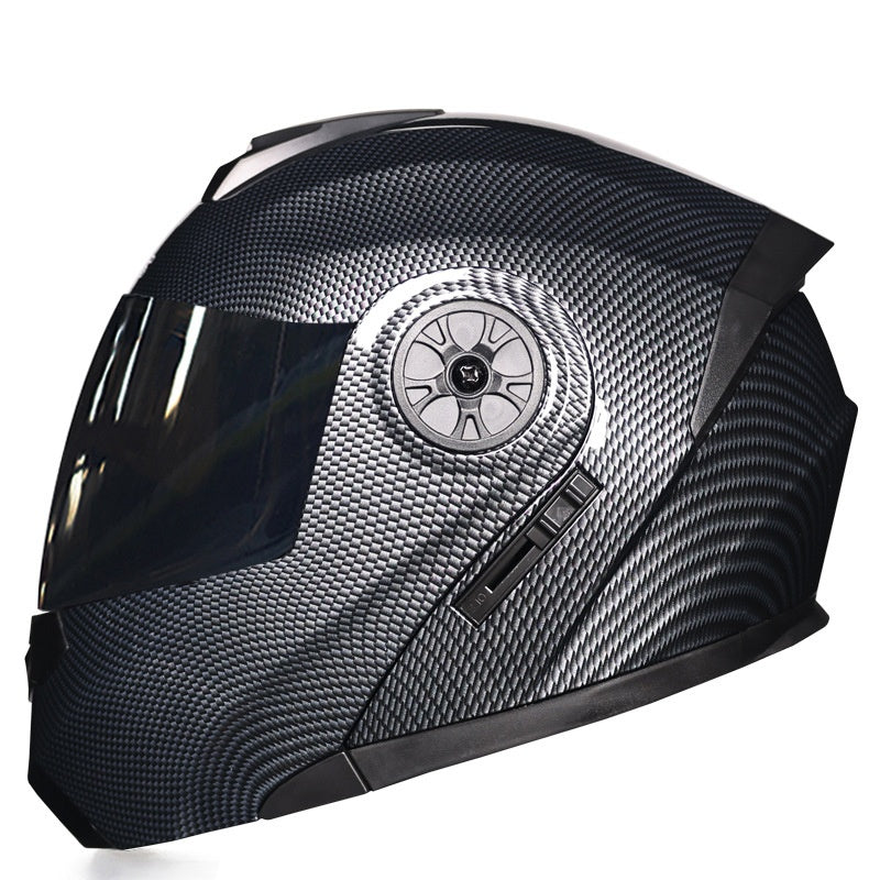 Dual-lens flip-up helmet anti-fog-I187