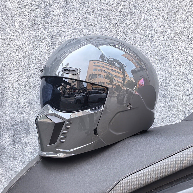 Motorcycle Cruiser-Style Detachable Scorpion Helmet-I178