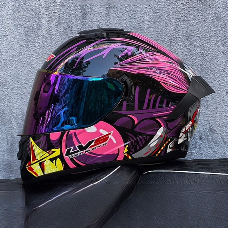 Bluetooth motorcycle helmet with dual visors-I245