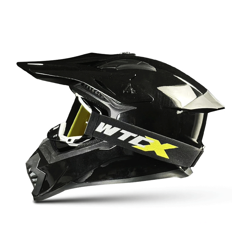 Colorful motocross helmets and goggles-I61