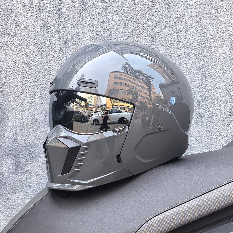 Motorcycle Cruiser-Style Detachable Scorpion Helmet-I178