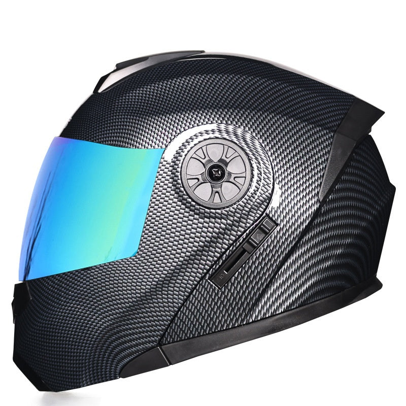 Dual-lens flip-up helmet anti-fog-I187