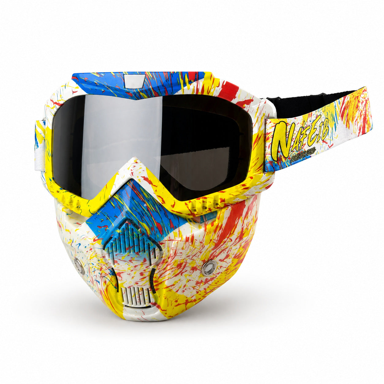 Motorcycle Riding Goggles and Protective Face Mask-H02